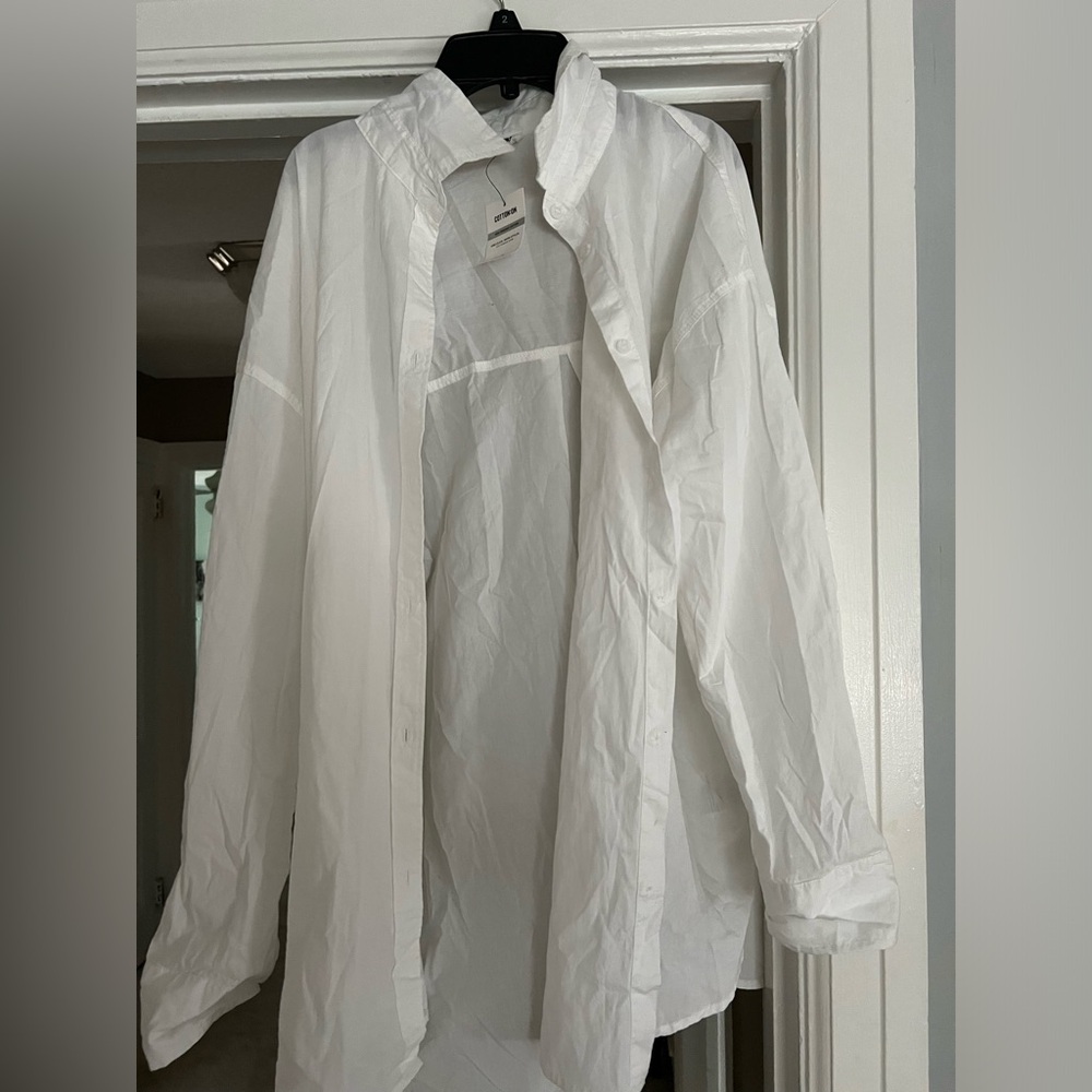 Cotton On button down, size: small, color: white